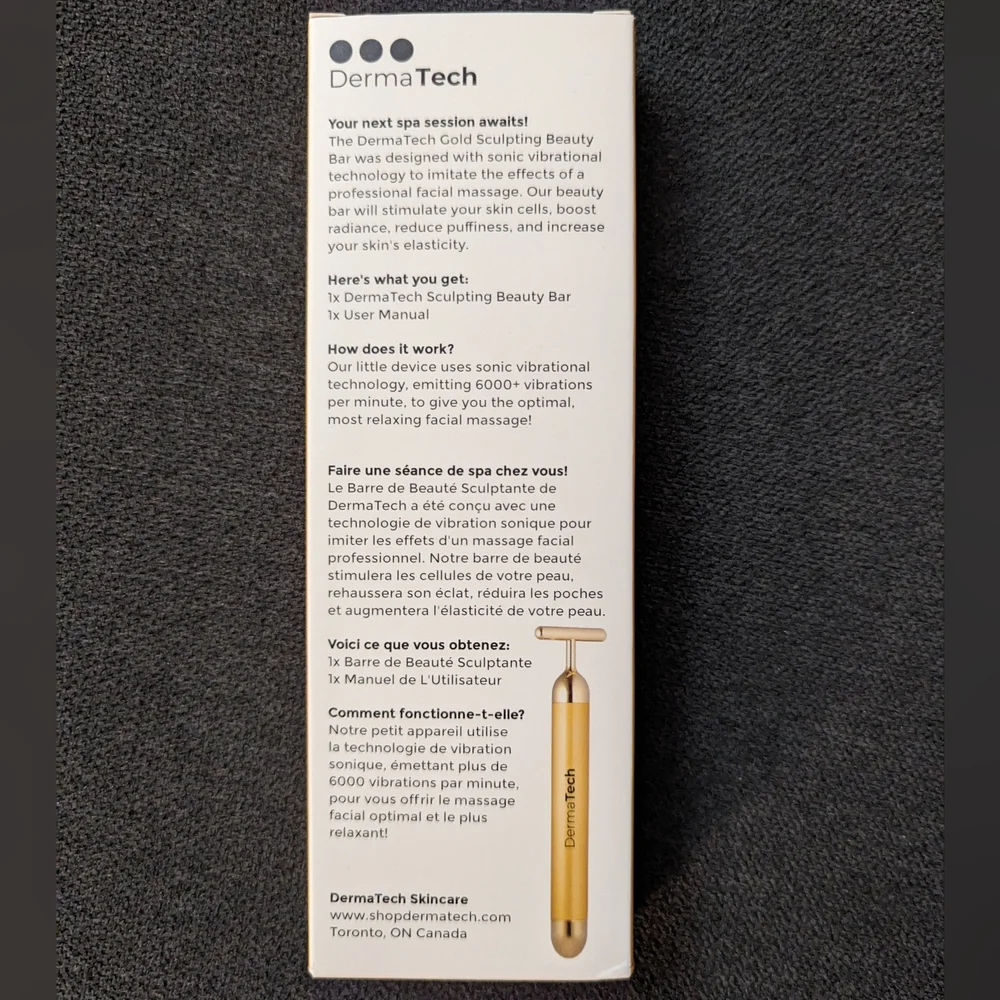 Dermatech Gold Sculpting Beauty Bar